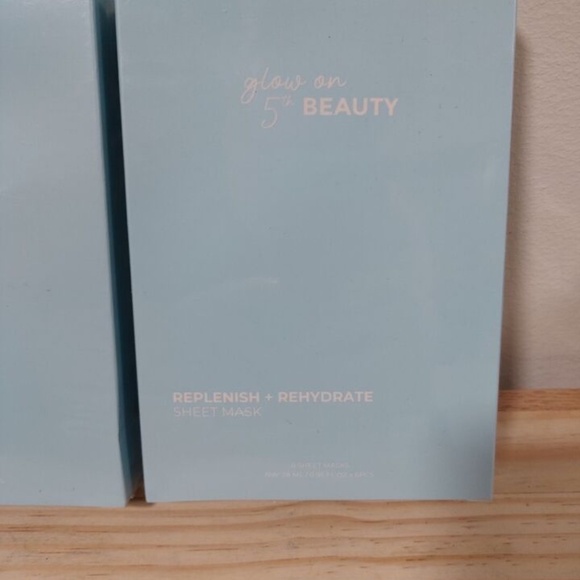 GLOW ON 5TH Replenish + Rehydrate 6 Sheet Mask x2 - Picture 2 of 3